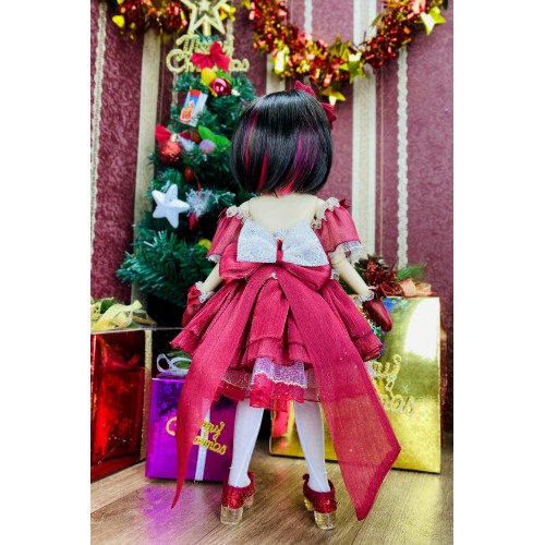 AG Ruby red orders holiday exclusive gown htf