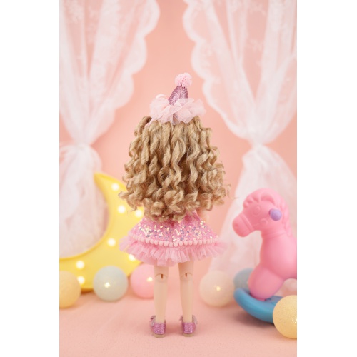 Birthday Siblies (V4- Fair  Skin, Pink Dress)