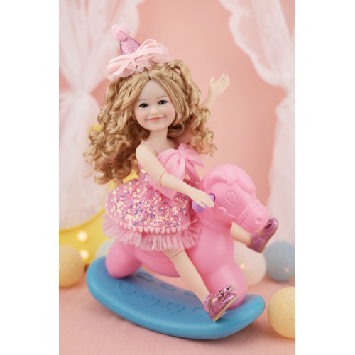Birthday Siblies (V4- Fair  Skin, Pink Dress)