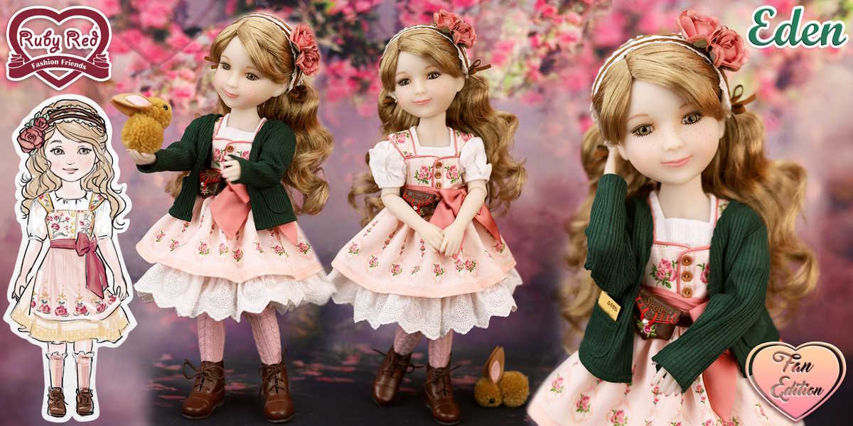 A charming country girl designed by our fan - RubyRedToys