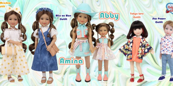 NEW Core Line Dolls - Amina and Abby, Plus Doll Outfits!